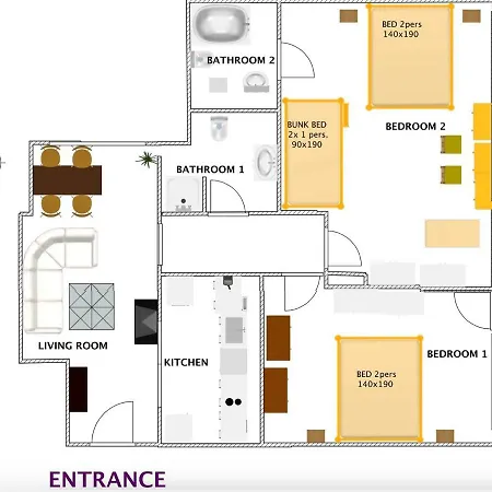 Апартаменты Top Center Luxury